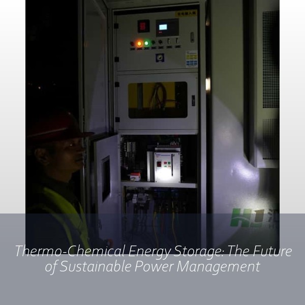 Thermo-Chemical Energy Storage: The Future of Sustainable Power Management